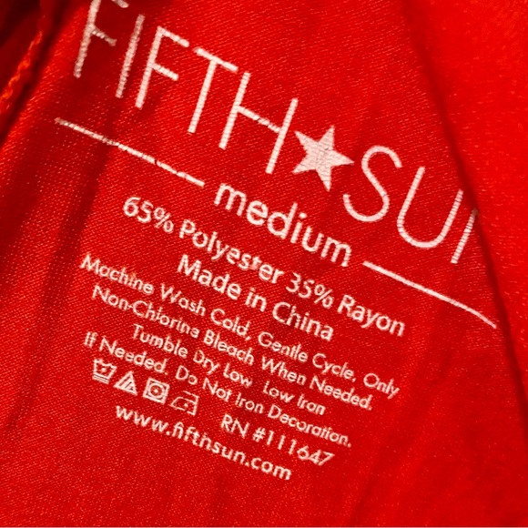 Fifth Sun Patriotic Stars and Strips Embroidered Tank Top - Picture 4 of 7